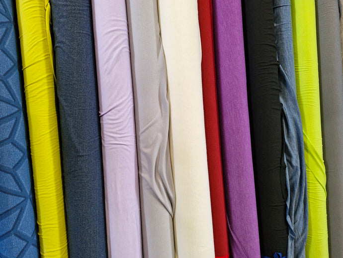 Look at all the new rolls of merino fabric that have jsut arrived.