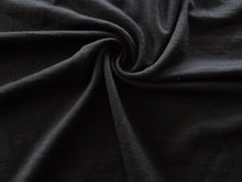 Load image into Gallery viewer, 1.5m Heathcliff Black 96% Merino 4% Spandex  Jersey Knit 175g 120cm wide