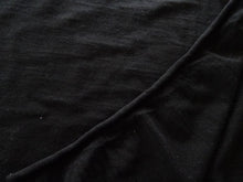 Load image into Gallery viewer, 1.5m Heathcliff Black 96% Merino 4% Spandex  Jersey Knit 175g 120cm wide