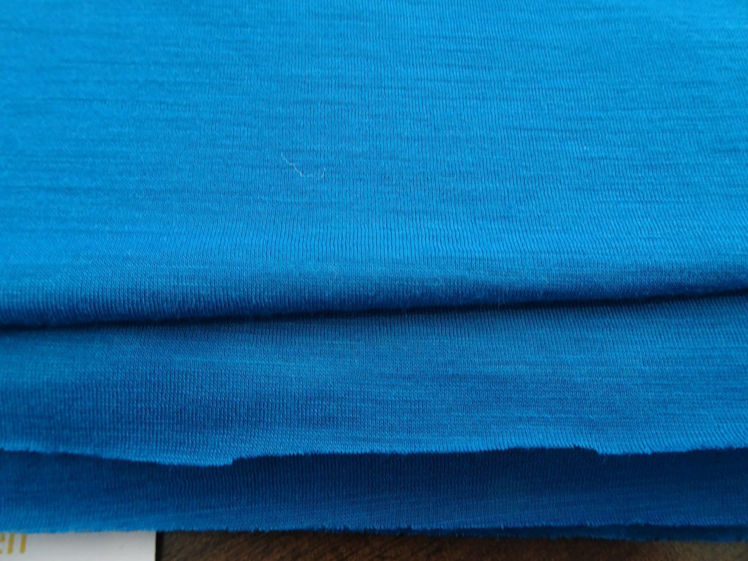 88cm Montreal Teal Blue 65% merino 35% polyester jersey knit 120g