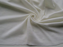 Load image into Gallery viewer, 1.5m Devonshire Cream Rib Knit 100% Merino Wool 175g 138cm wide