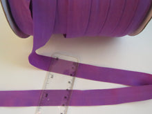 Load image into Gallery viewer, 5m Purple Matte Fold over elastic FOE FOldover elastic 20mm