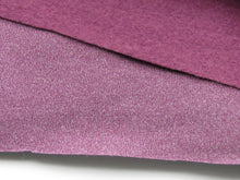 Load image into Gallery viewer, 78cm Emeline Plum 38% merino 54% polyester 8% elastane brushed sweatshirting 285g-precut