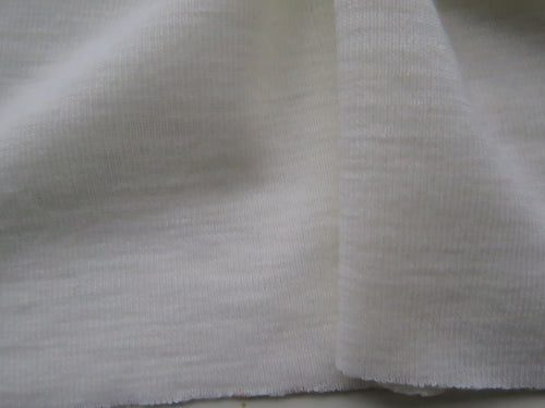 2m Devonshire Cream Rib Knit 100% Merino Wool 175g 138cm wide - precut piece