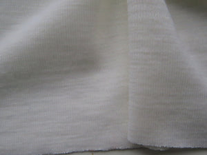 1m Devonshire Cream Rib Knit 100% Merino Wool 175g 138cm wide