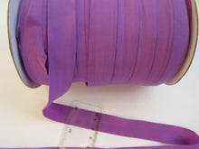 Load image into Gallery viewer, 5m Purple Matte Fold over elastic FOE FOldover elastic 20mm