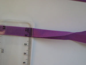 1m Purple Matte Fold over elastic FOE FOldover elastic 20mm