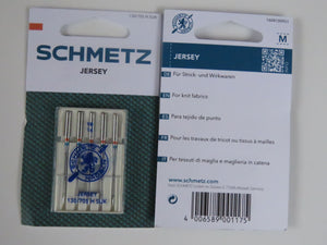 90/14 Schmetz Jersey Needles- use for heavier weight merino and knit fabrics