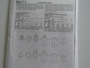 Butterick B6672 pattern- cape, vest, sleeping bag, sleepsack, leggings, onesie pattern- perfect for merino fabric