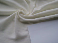 Load image into Gallery viewer, 1m Devonshire Cream Rib Knit 100% Merino Wool 175g 138cm wide