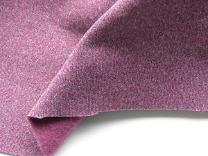 78cm Emeline Plum 38% merino 54% polyester 8% elastane brushed sweatshirting 285g-precut