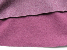 Load image into Gallery viewer, 78cm Emeline Plum 38% merino 54% polyester 8% elastane brushed sweatshirting 285g-precut