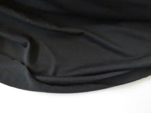 Load image into Gallery viewer, 1.5m Space cadet navy blue black 150g 100% merino jersey knit 160cm