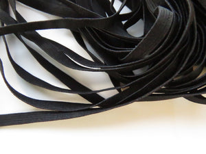 10m Black Knit elastic 5.5mm wide