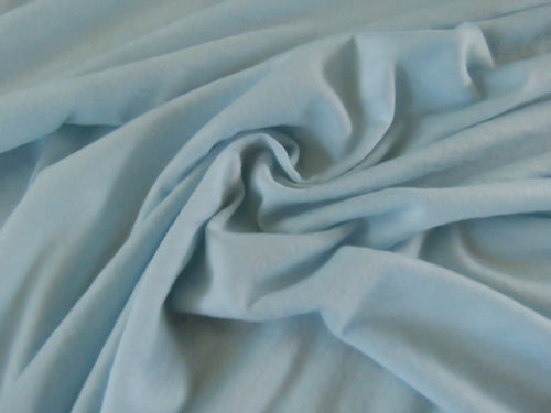 86cm Madrid Pale Blue 85% merino 15% core spun nylon 120g jersey knit -165cm