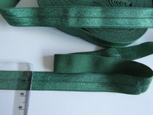 Load image into Gallery viewer, 9m Forest Green 15mm fold over elastic foldover FOE - please ask  if you need 5m or by the metre (Copy)