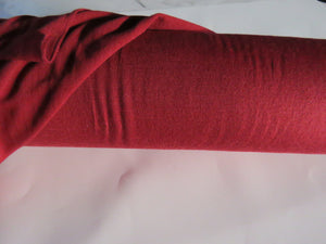 1.7m Russett Red 120g 85% merino 15% core spun nylon jersey knit 150cm