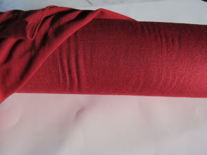 1m Russett Red 120g 85% merino 15% nylon jersey knit- light weight