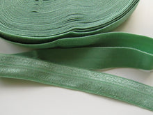 Load image into Gallery viewer, 5m 15mm sage green Fold over elastic foldover FOE 15mm