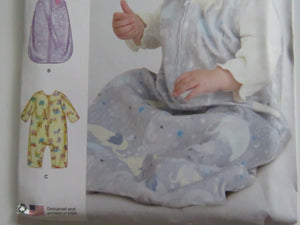 Simplicity S9242 Sleeping bag, onesie pattern- perfect for merino fabric