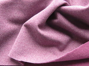 78cm Emeline Plum 38% merino 54% polyester 8% elastane brushed sweatshirting 285g-precut