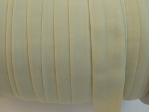 5m Cream Matte Fold over elastic FOE FOldover elastic 20mm