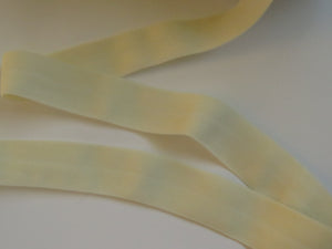 1m Cream Matte Fold over elastic FOE FOldover elastic 20mm