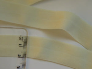 10m Cream Matte Fold over elastic FOE FOldover elastic 20mm