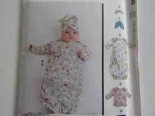 Load image into Gallery viewer, McCall&#39;s M8265 gown, sleeping bag, sleepsack. leggings, top pattern- perfect for merino fabric