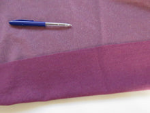 Load image into Gallery viewer, 1.47m Emeline Plum 38% merino 54% polyester 8% elastane brushed sweatshirting 285g