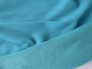 19cm Lafayette teal 38% Merino 46% Polyester 16% elastane 250g sweatshirt - precut