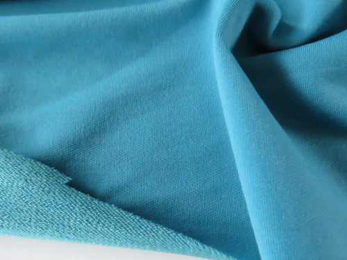 1.15m Lafayette teal 38% Merino 46% Polyester 16% elastane 250g sweatshirt - precut