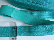 Load image into Gallery viewer, 9m Jade green Fold over elastic foldover FOE 15mm