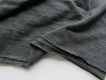 Load image into Gallery viewer, 1.5m Jupiter Charcoal 100% merino jersey knit 165g 150cm