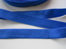 Load image into Gallery viewer, 1m Electric Blue Fold over elastic foldover FOE 15mm