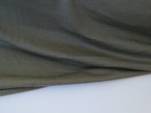 1m Desert Taupe 85% merino 15% corespun nylon jersey knit 120g - lightweight  160cm- precut 1m