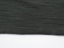 Load image into Gallery viewer, 1.3m Garros Black 100% merino wool jersey knit fabric 165g