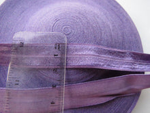 Load image into Gallery viewer, 10m Purple 15mm wide fold over elastic foldover FOE