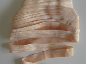 9m Petal Peach Fold over elastic foldover FOE 15mm