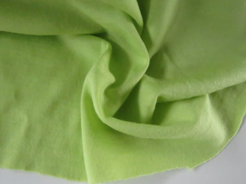 1.5m Muted Lime Green 195g 100% merino jersey knit 150cm