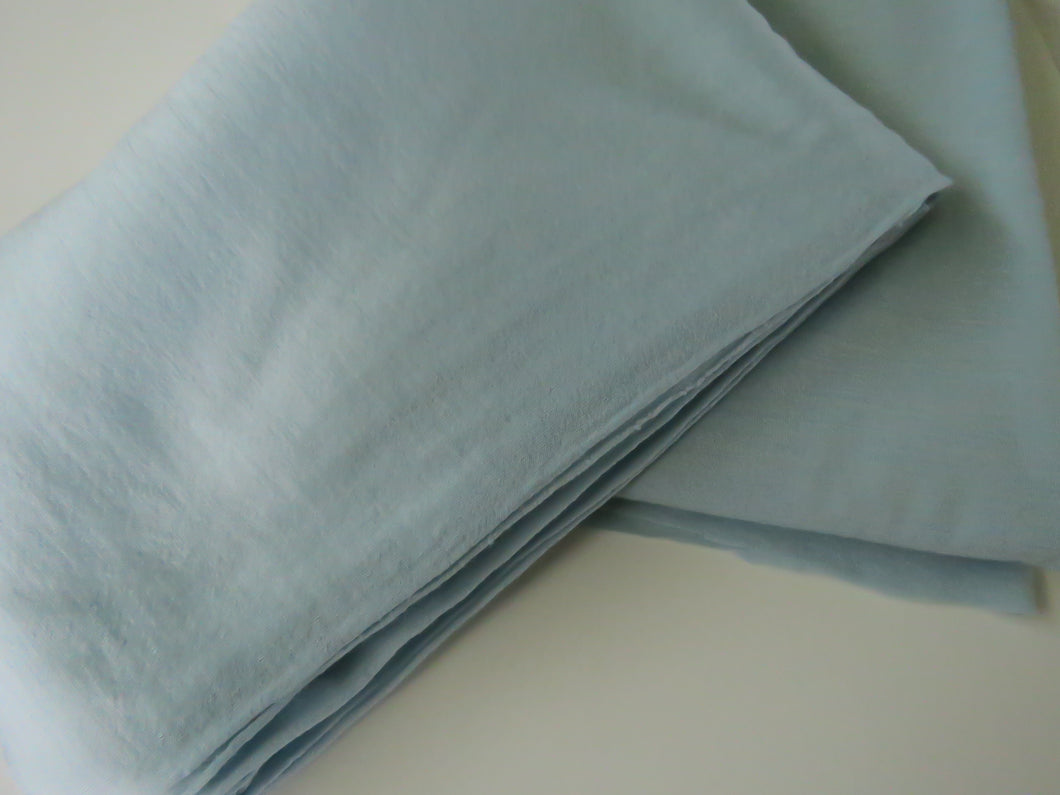 62cm Madrid Pale Blue 85% merino 15% core spun nylon 120g jersey knit -165cm