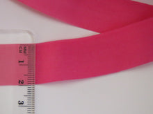 Load image into Gallery viewer, 10m Bright Pink Matte Fold over elastic FOE FOldover elastic 20mm