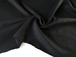 2.2m Birchville Black 200g 100% merino jersey knit 155cm wide