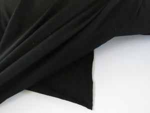 1.1m Homewood Black 87% NZ Merino wool 13% corespun nylon jersey knit 150g