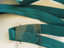 Load image into Gallery viewer, 5m Mallard green  15mm fold over elastic  foldover FOE elastic