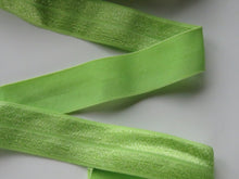 Load image into Gallery viewer, 4m Apple green 20mm Fold over elastic FOE elastic Foldover