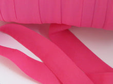 Load image into Gallery viewer, 5m Bright Pink Matte Fold over elastic FOE FOldover elastic 20mm