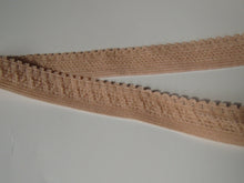 Load image into Gallery viewer, 1m Beige Stretch lace Elastic trim 10mm wide- underwear, crafts etc.