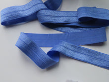 Load image into Gallery viewer, 5m Wisteria Blue 20mm fold over elastic