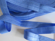 Load image into Gallery viewer, 10m Wisteria Blue Fold over elastic foldover FOE 15mm